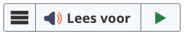 Voorbeeld hoe een knop van Readspeaker eruit ziet